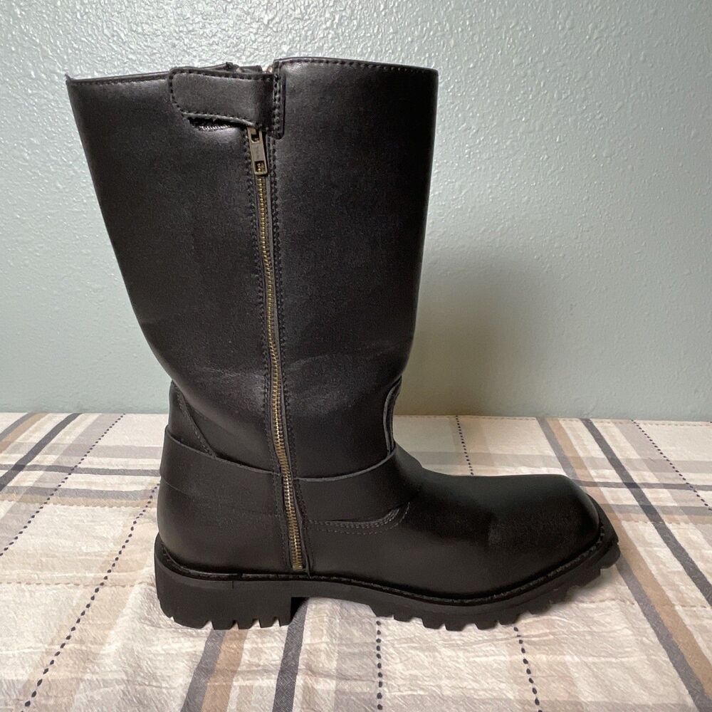 Men’s Motorcycle Tall Harness Boots Waterproof Black DA-BTM8006 Dream Apparel - Picture 7 of 10